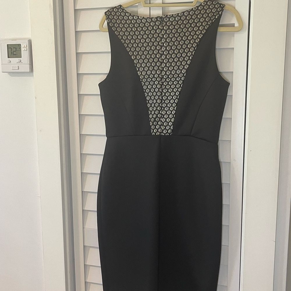Enfocus Studio dress Black with  beige church dress or pretty for wedding NWT